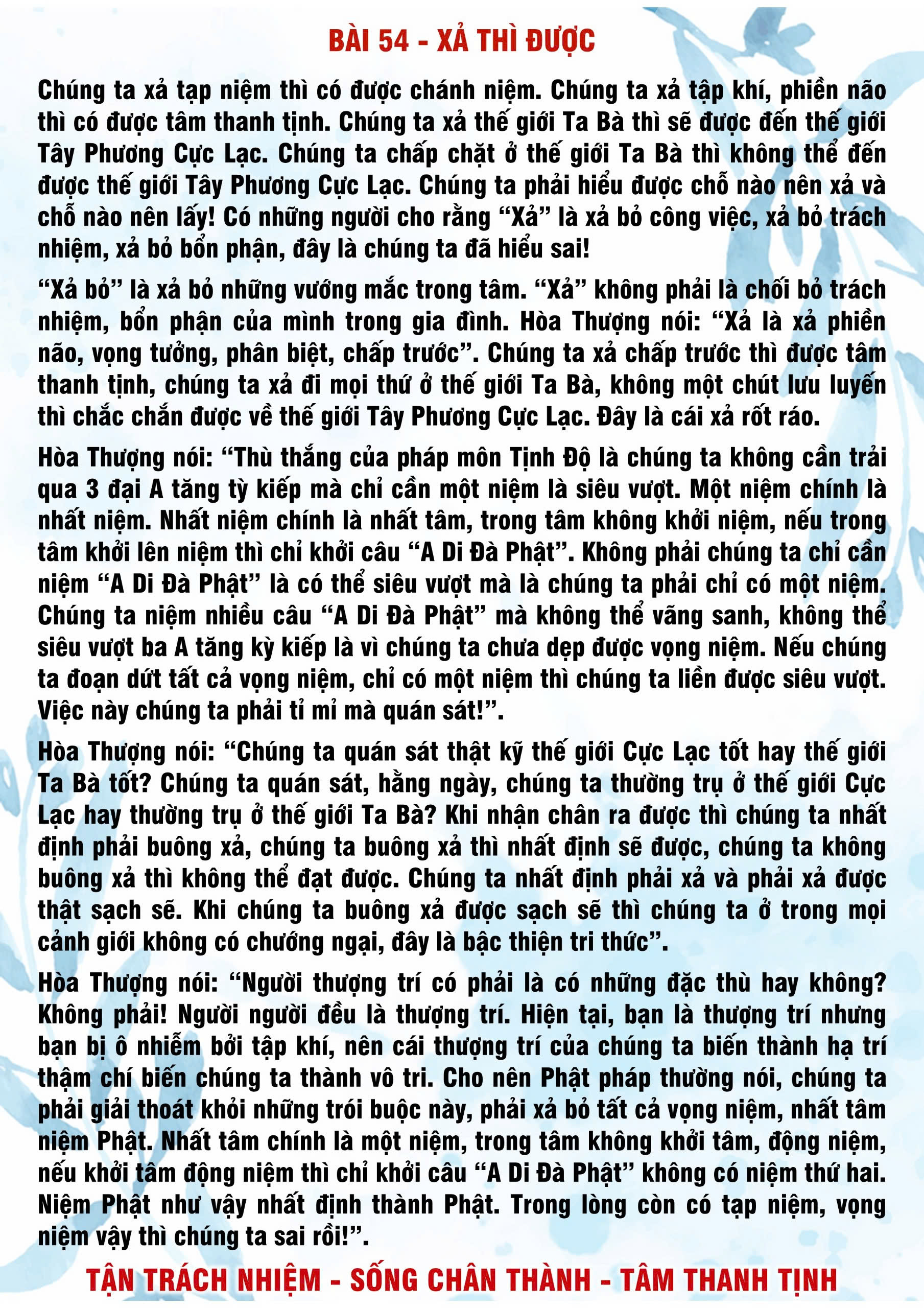 54 · PHTT - Xả Thì Được - 54